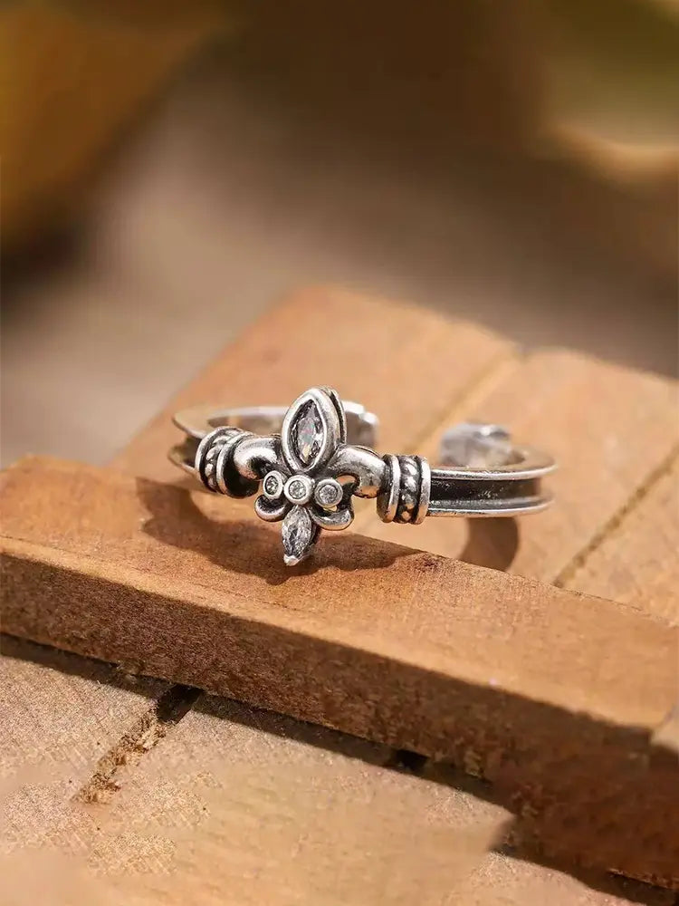 Adjustable Toe Ring Plated Gold 18K S925 Vintage