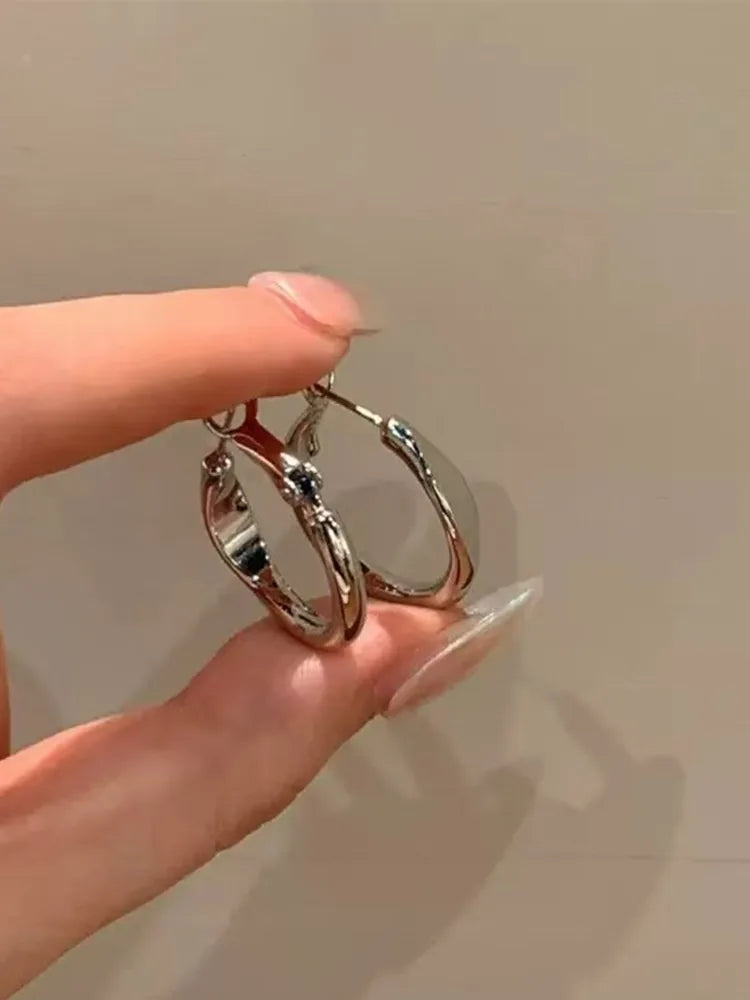 Classic large earrings adjust the proportions of the face Studs & Clip-On (No Piercing Required) | Fairies Whisper Paris Designer Jewelry - Detail View 6