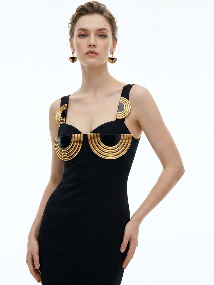 French Egyptian earrings necklace set