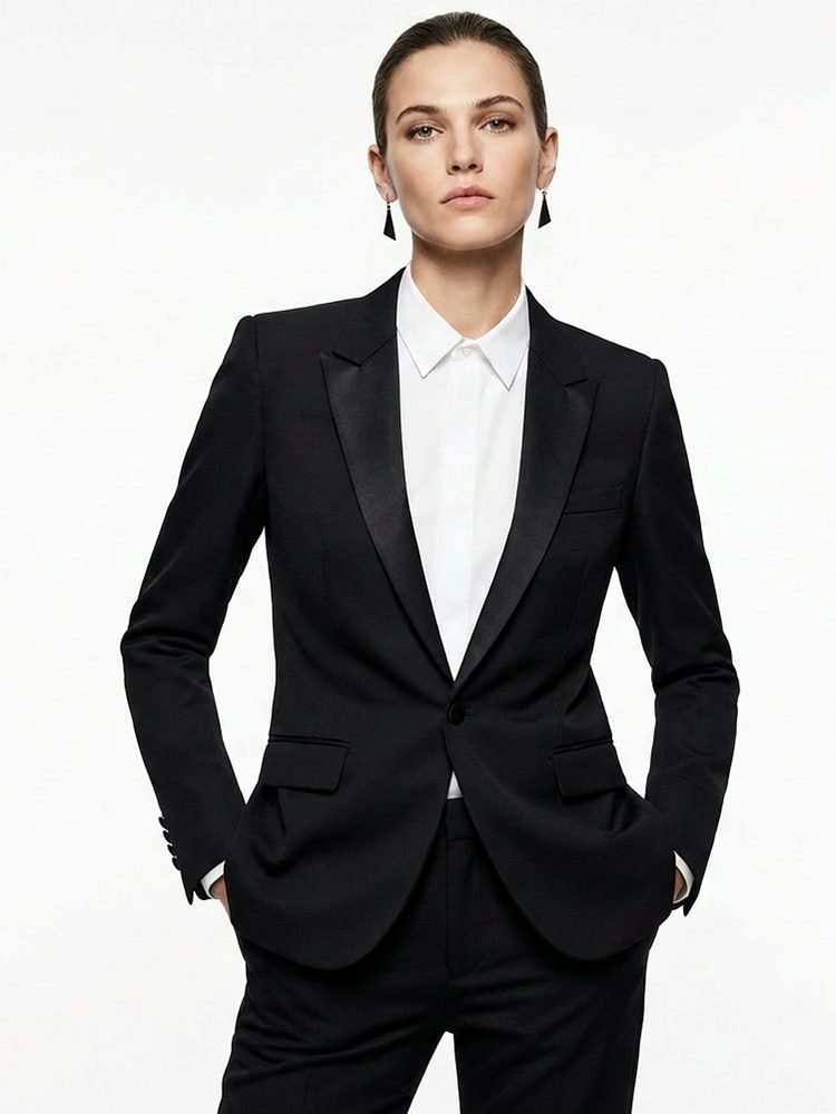 Resin material unique design black triangle earrings