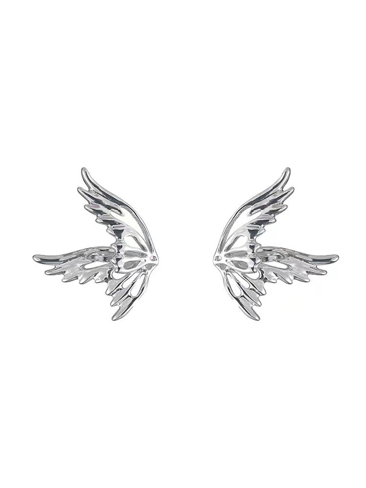 Stainless Steel Small Bird Animal Ear Cuff / Clip Earrings (No Piercing Required)