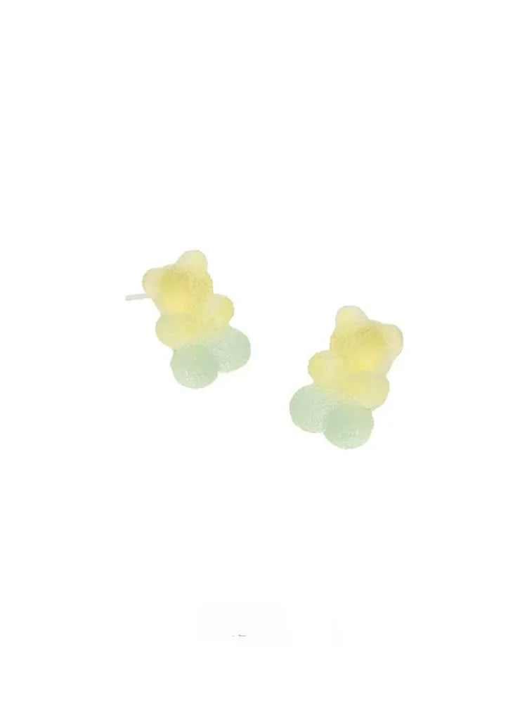 Spring Bear Candy Earrings – Cute Fashion Stud Earrings