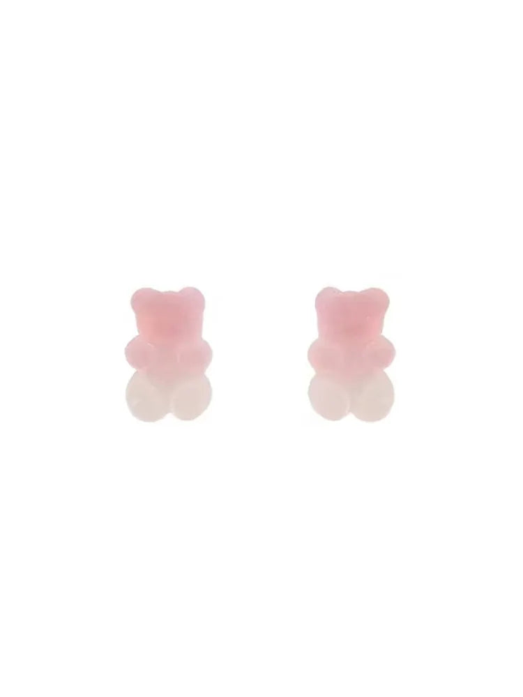 Spring Bear Candy Earrings – Cute Fashion Stud Earrings