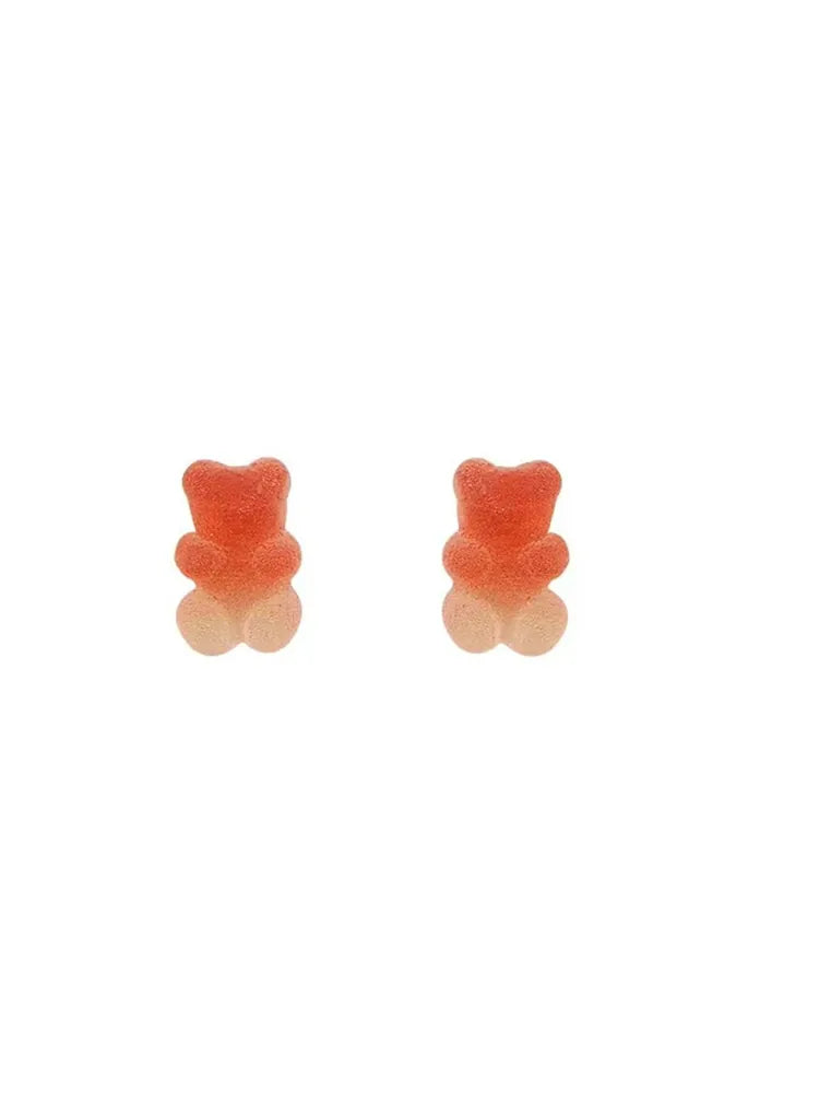 Spring Bear Candy Earrings – Cute Fashion Stud Earrings