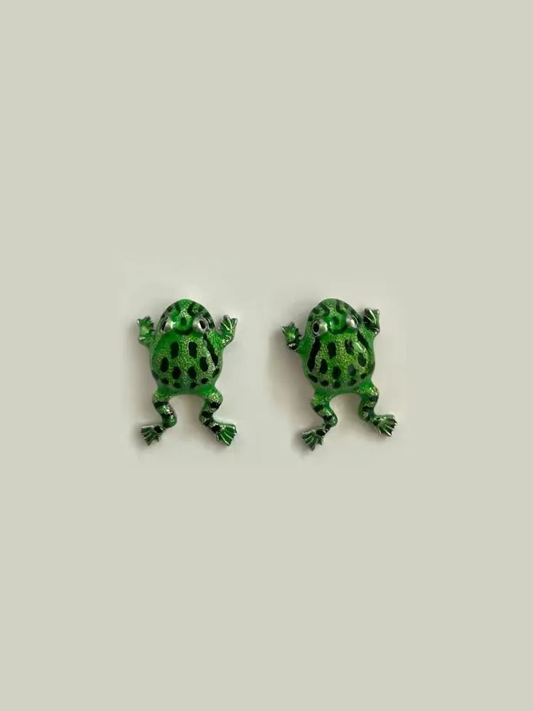 Frog Design Stud & Clip-On Earrings
