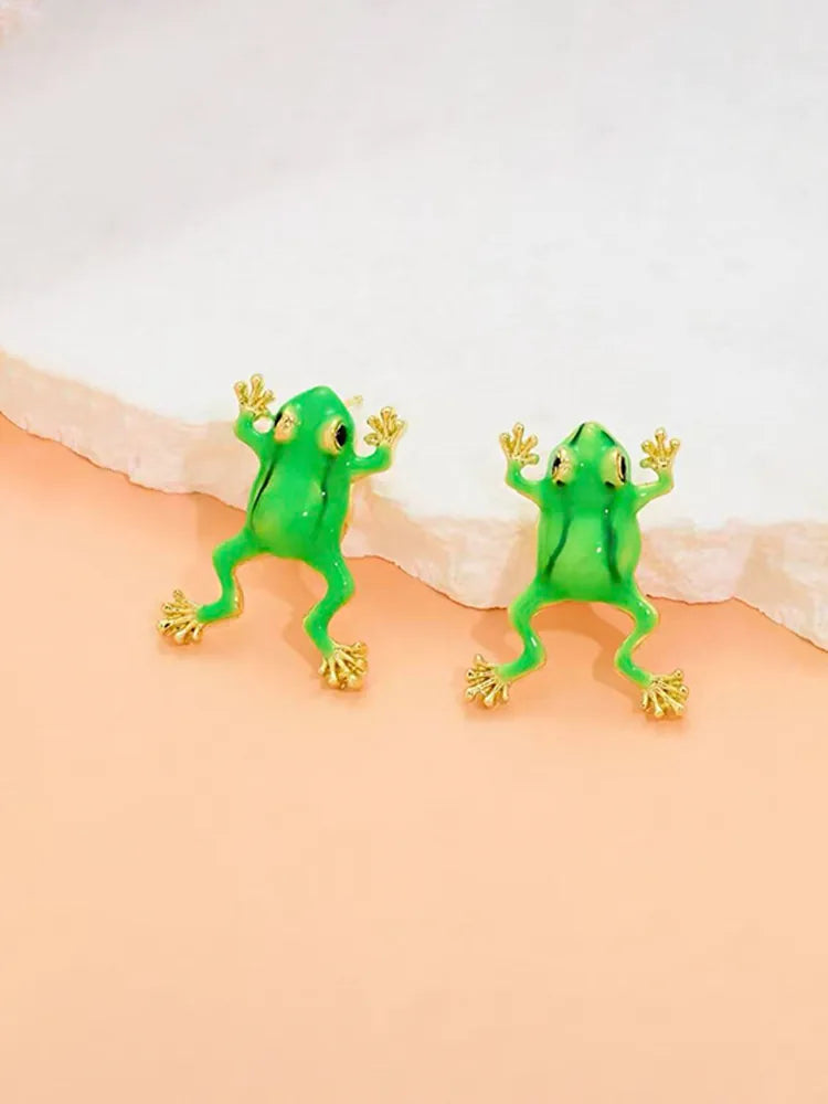 Frog Design Stud & Clip-On Earrings