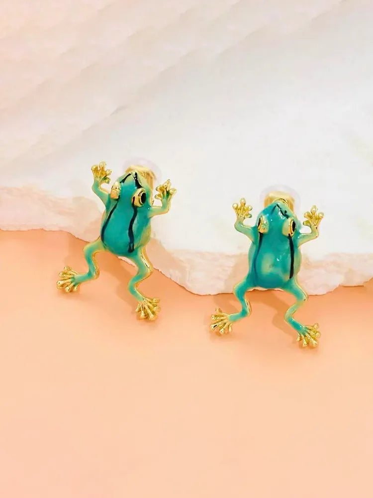Frog Design Stud & Clip-On Earrings