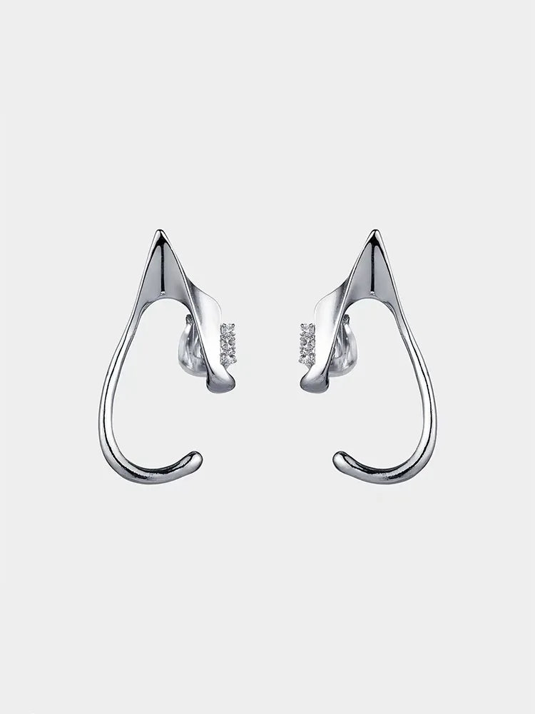 Fairy wing ear cuffs (316 stainless steel, hypoallergenic)