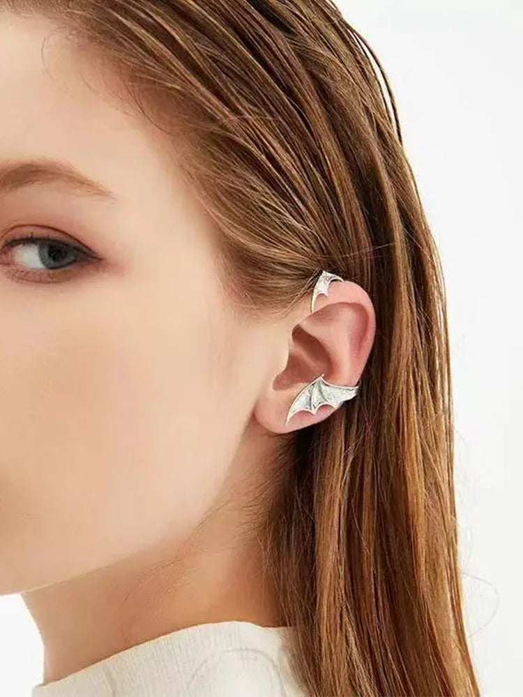 Bat wing ear clips / ear cuffs