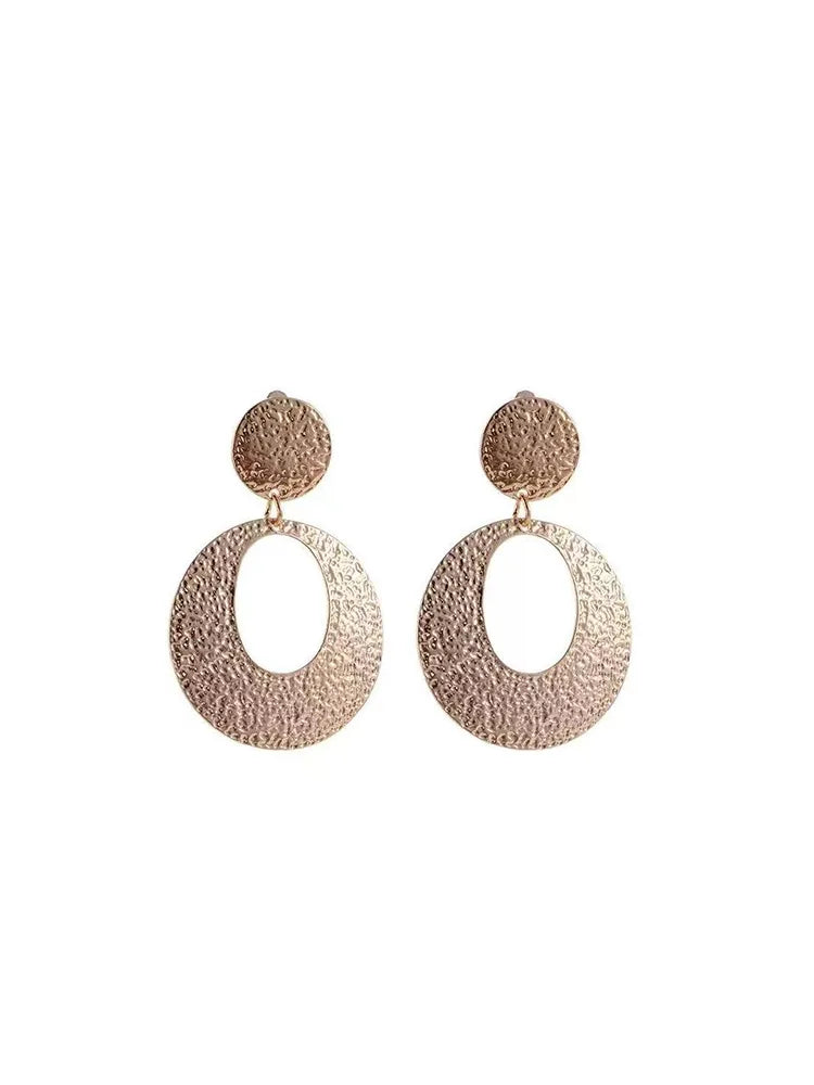Vintage Heavyweight Stainless Steel Earrings