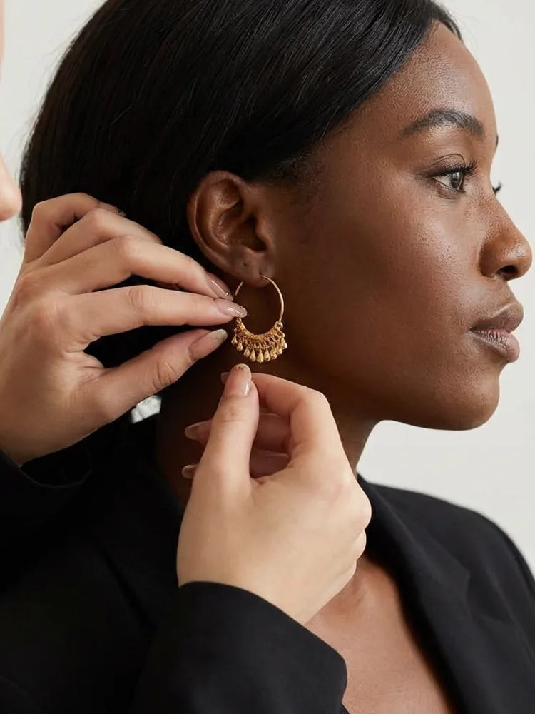 Lightweight Vintage Earring Hoop