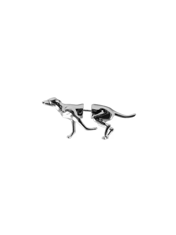 Unique Design Dog Stainless Steel Earrings