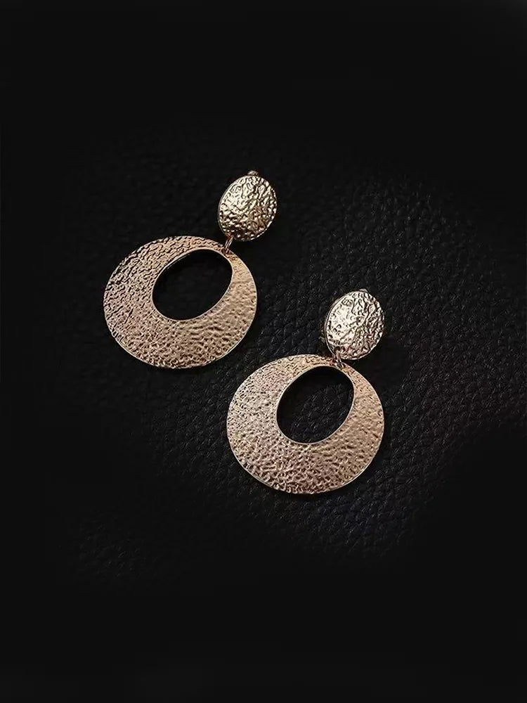 Vintage Heavyweight Stainless Steel Earrings