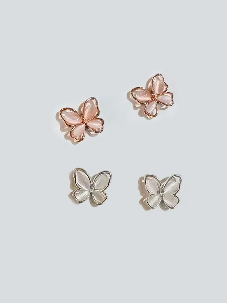 Magnetic Butterfly Earrings for Women