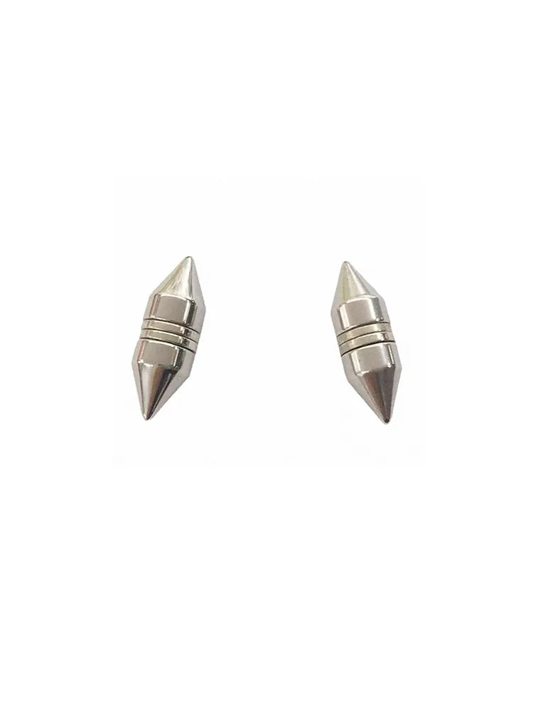 Double-Sided Magnetic Stainless Steel Earrings