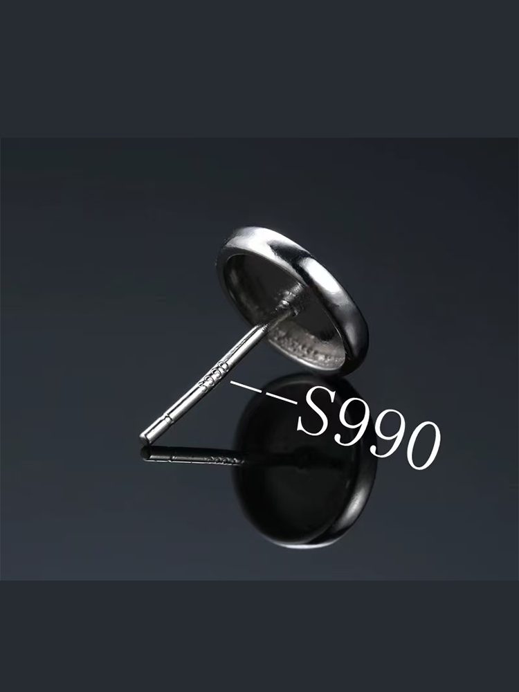 Minimal Stainless Steel Nail Stud Earrings – Hypoallergenic Geometric Earrings 1 Pairs Custom