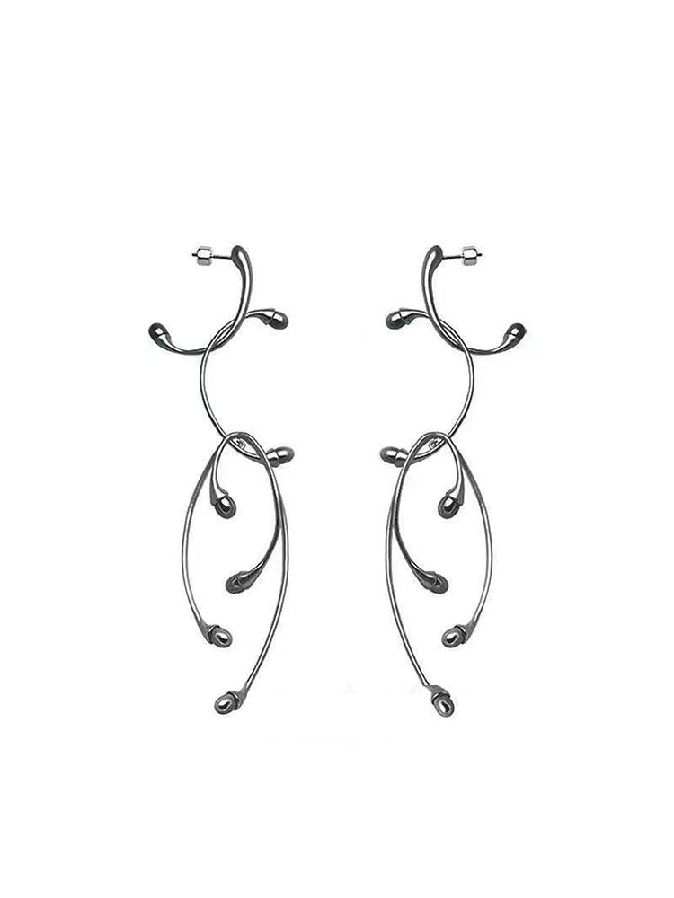 2026 Spring Fashion Minimalist Flower Metal Earrings