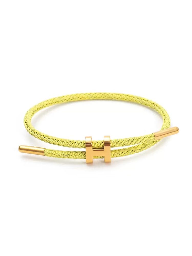Colorful Nylon Rope Braided Bracelet with Stainless Steel Accent