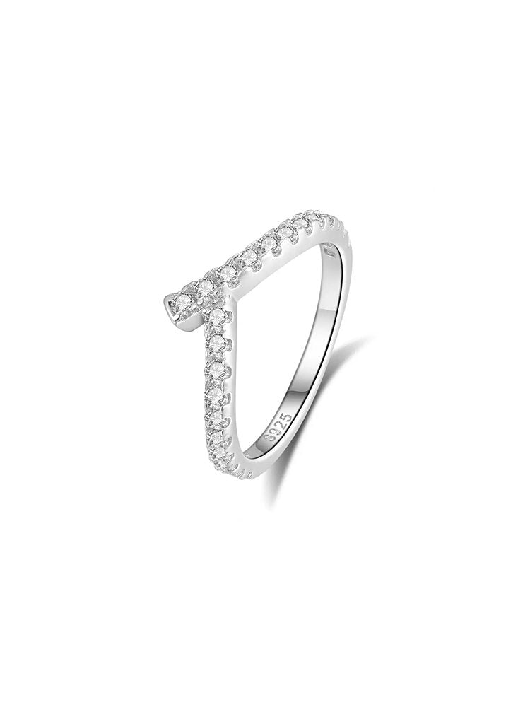 4-Piece Ring Set | Ring Box 925 Sterling Silver Ring Set with moissanite | High Quality