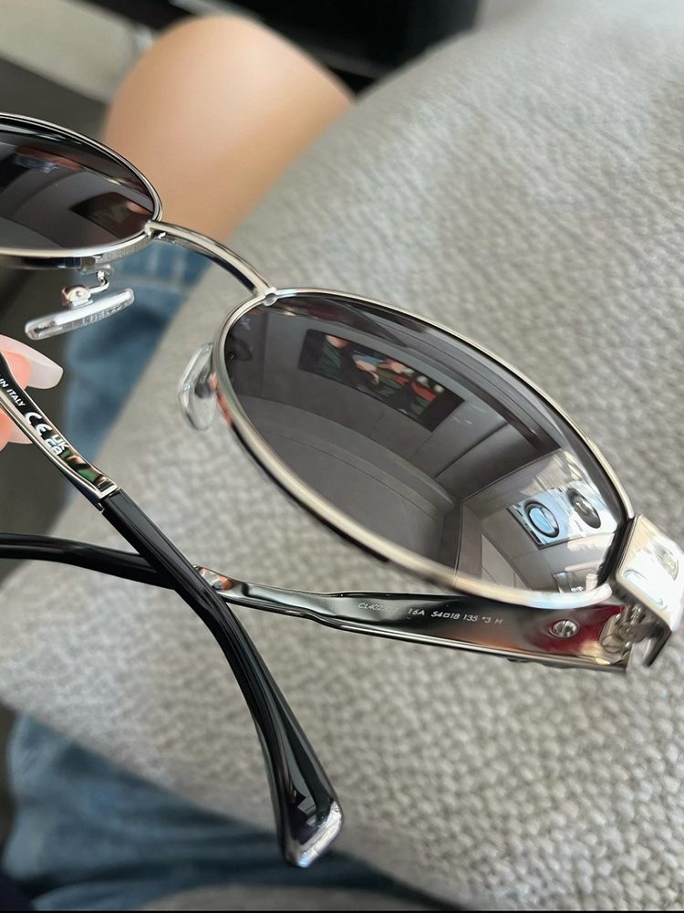 Old Money Cat-Eye Vintage Sunglasses UV400 Metal Frame Shades