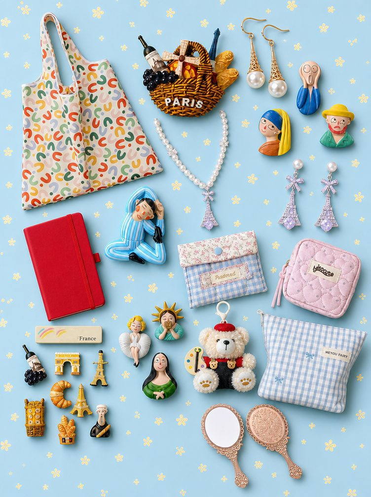 A day of gift sets for happy girls in Paris