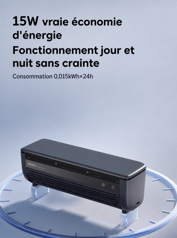 Refroidisseur d'air portable de cuisine avec refroidissement à semi-conducteurs | Livraison en 4 à 7 jours