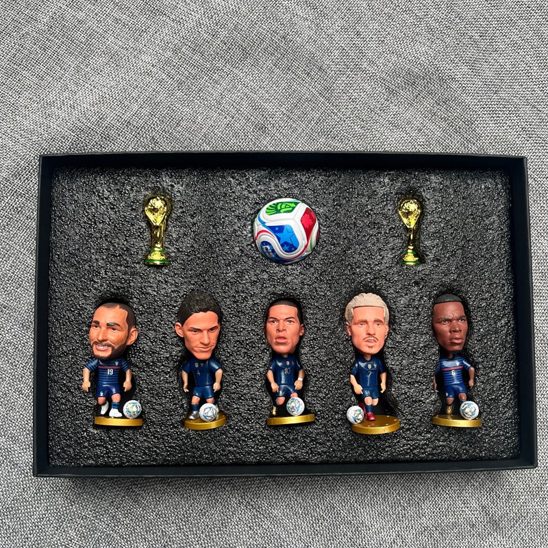 2026 Football Fan Desk & Car Decor Set – USA Canada Mexico Theme Collectible Figurines & Party Display Ornaments Gift