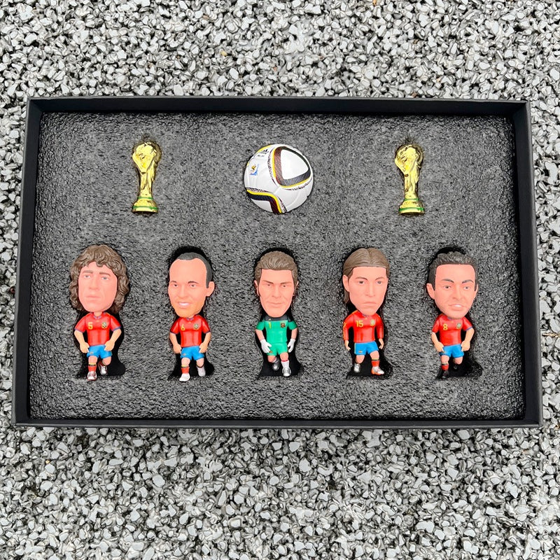 2026 Football Fan Desk & Car Decor Set – USA Canada Mexico Theme Collectible Figurines & Party Display Ornaments Gift