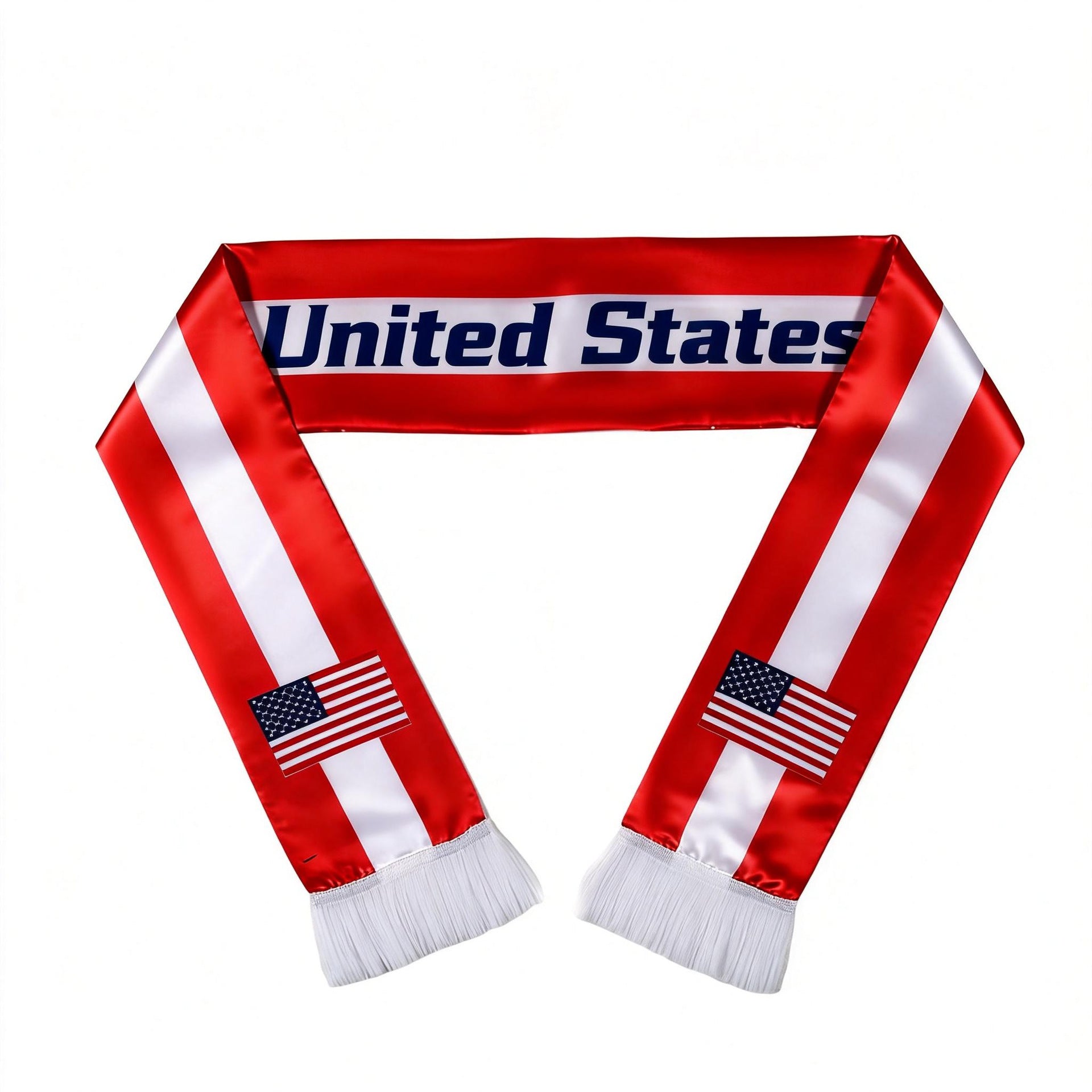 2026 Football Fan Scarf – Polyester Supporter Scarf with Custom Logo, Team Spirit Cheer Scarf for Sports Events and Fan Parties