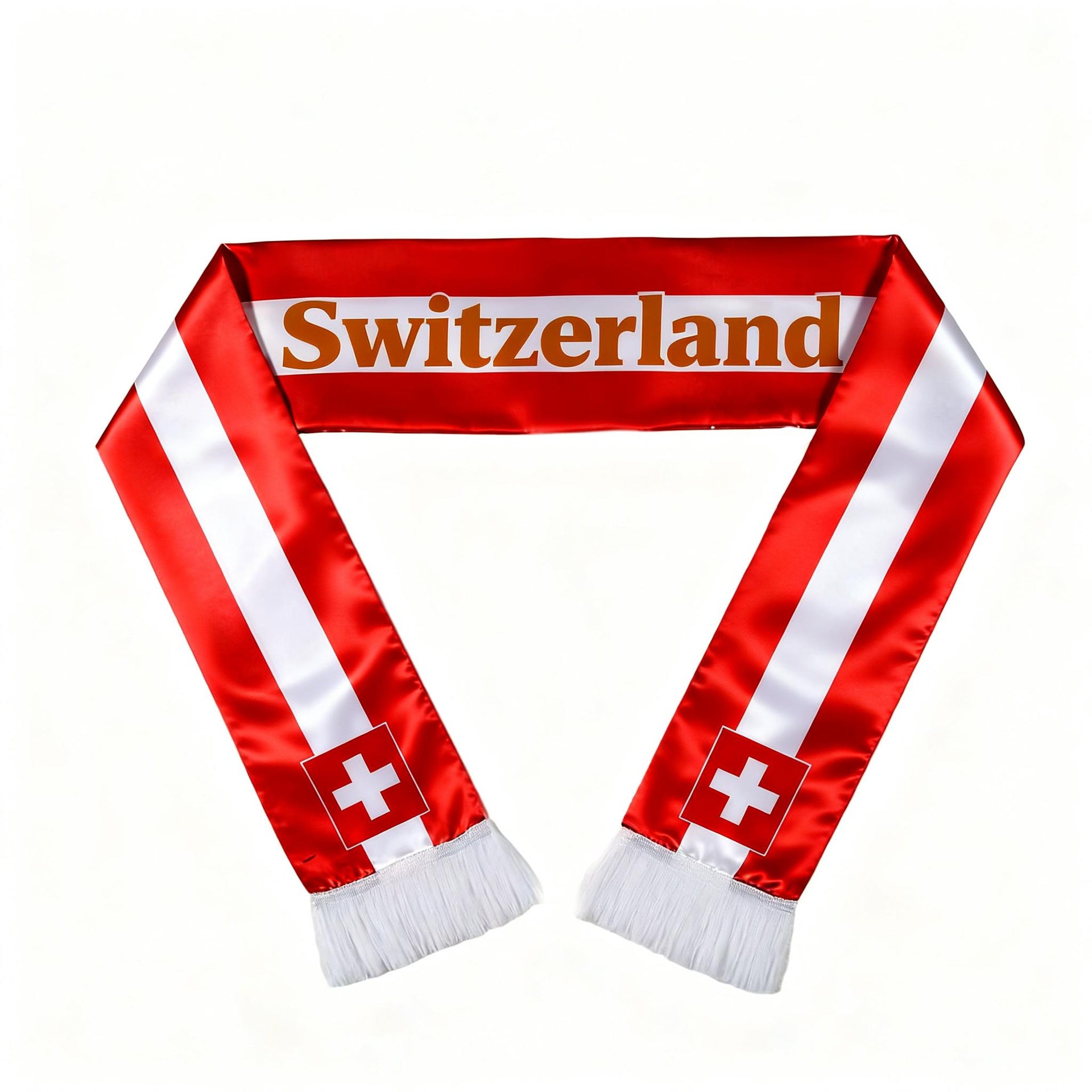 2026 Football Fan Scarf – Polyester Supporter Scarf with Custom Logo, Team Spirit Cheer Scarf for Sports Events and Fan Parties