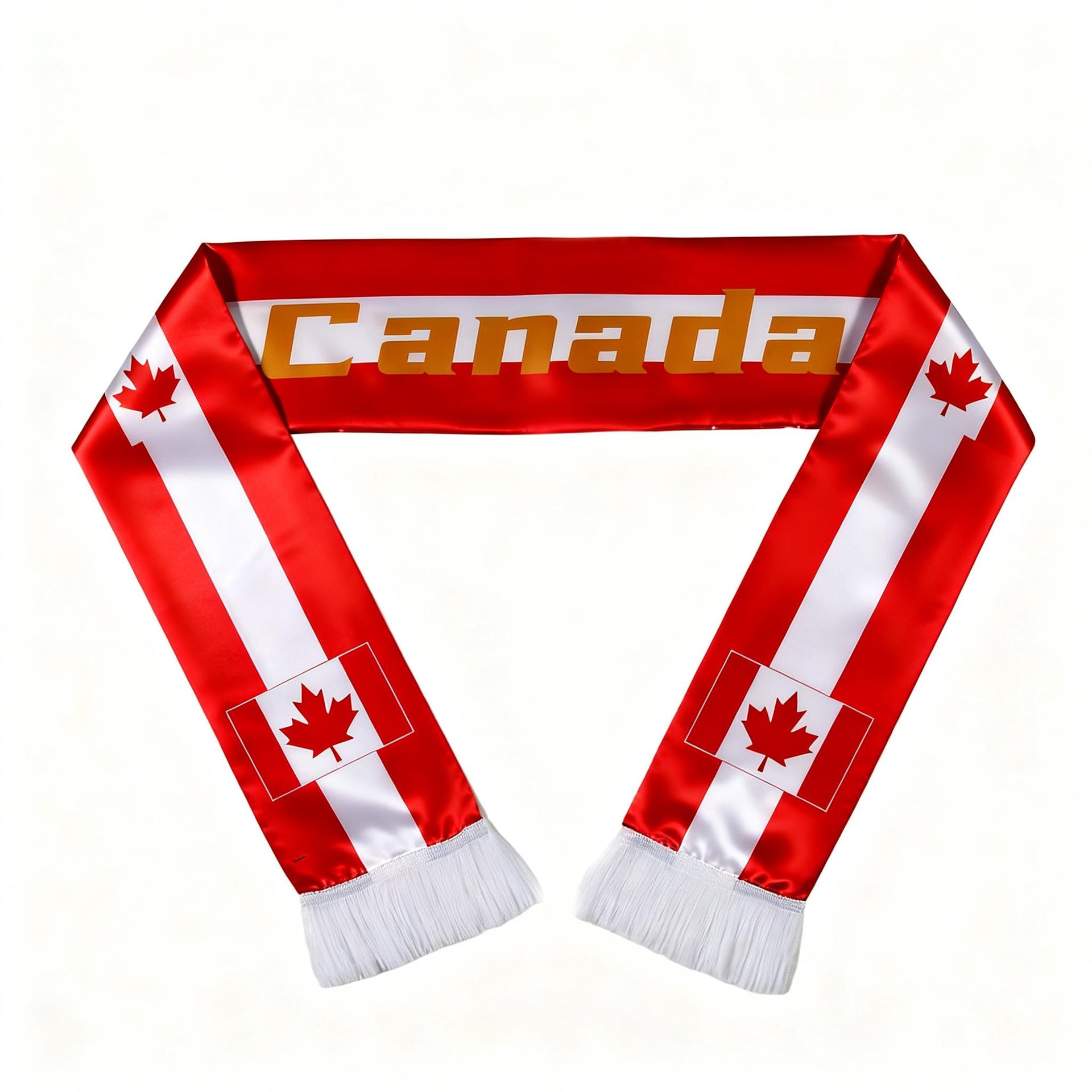 2026 Football Fan Scarf – Polyester Supporter Scarf with Custom Logo, Team Spirit Cheer Scarf for Sports Events and Fan Parties