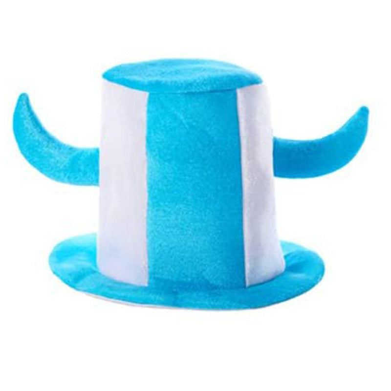 2026 Football Fan Velvet Hat - National Flag Supporter Party Hat, suitable for sporting events, fan gatherings, and game day celebrations