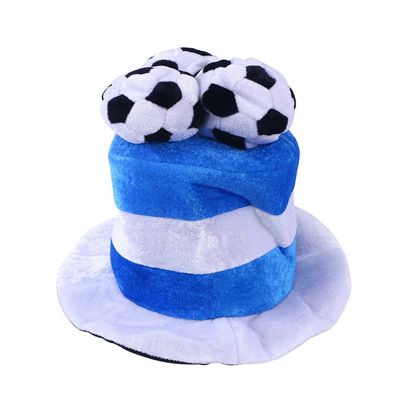 2026 Football Fan Velvet Hat - National Flag Supporter Party Hat, suitable for sporting events, fan gatherings, and game day celebrations