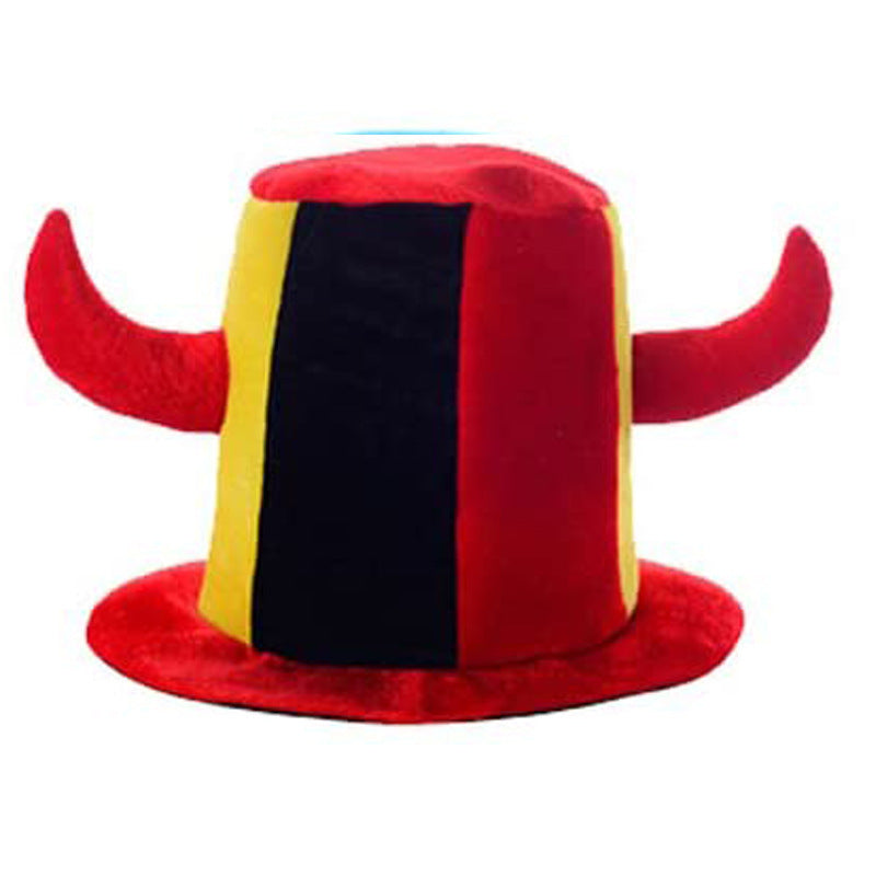 2026 Football Fan Velvet Hat - National Flag Supporter Party Hat, suitable for sporting events, fan gatherings, and game day celebrations