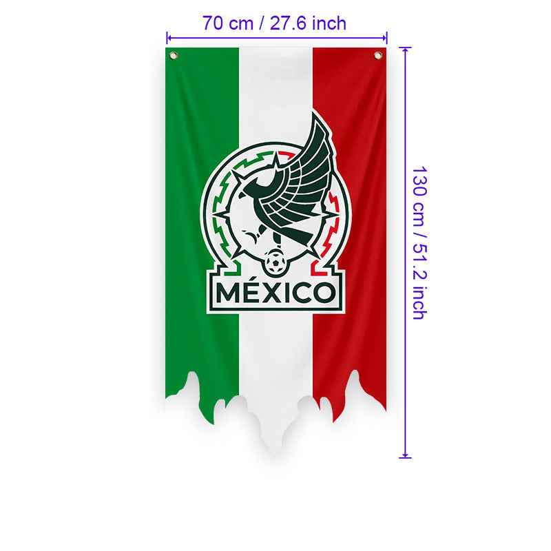 2026 International Football Tournament Flag Decorations – 48 Nation Banner Set, Handheld Flags, Shawl Flags, Fan Party Decorations, Custom Wholesale Available