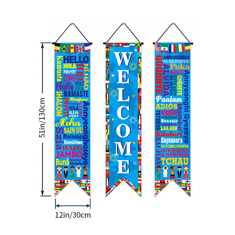 2026 International Football Tournament Flag Decorations – 48 Nation Banner Set, Handheld Flags, Shawl Flags, Fan Party Decorations, Custom Wholesale Available