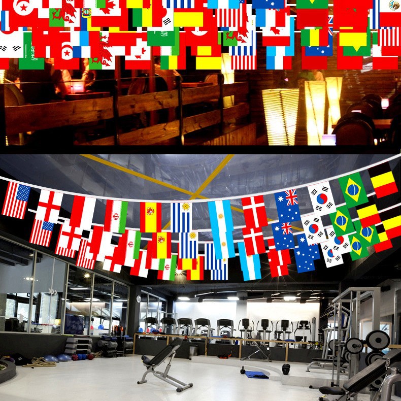 2026 International Football Tournament Flag Decorations – 48 Nation Banner Set, Handheld Flags, Shawl Flags, Fan Party Decorations, Custom Wholesale Available