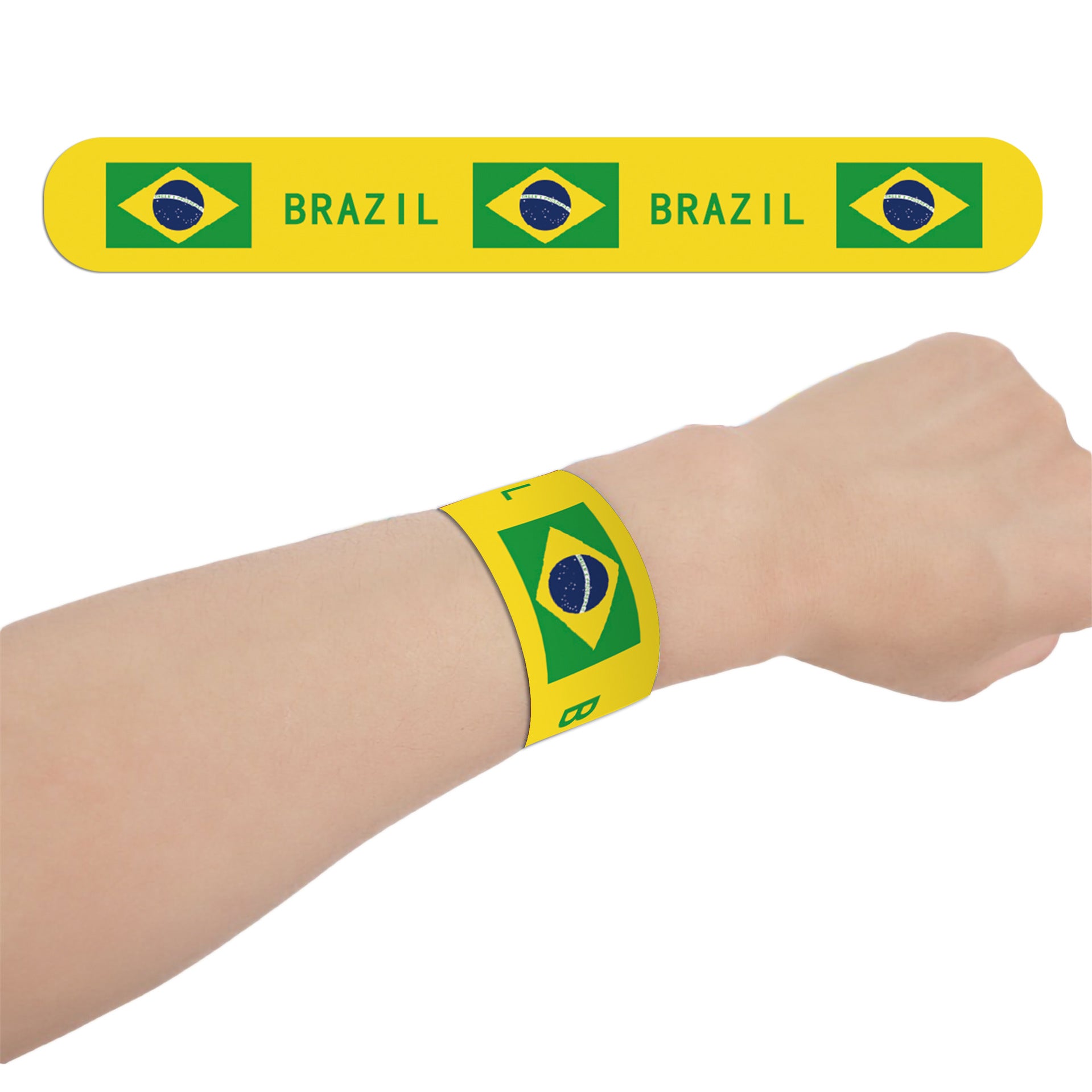 2026 US-Canada-Mexico Football Slap Bracelets for Children, National Team Birthday Party Gift Set