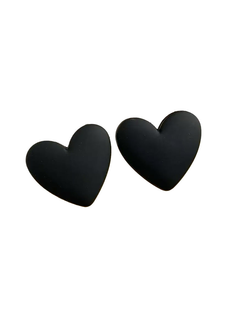 Candy Jelly Heart Acrylic Colour Earrings