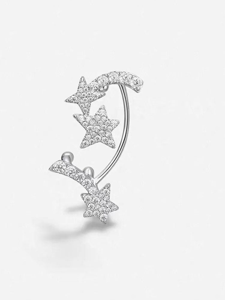 316 stainless steel everyday jewelry set Studs & Clip-On Ear On Model — Minimalist Jewelry