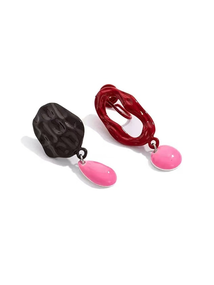 Boucles d'oreilles Contrast Play Statement (puces et clips)