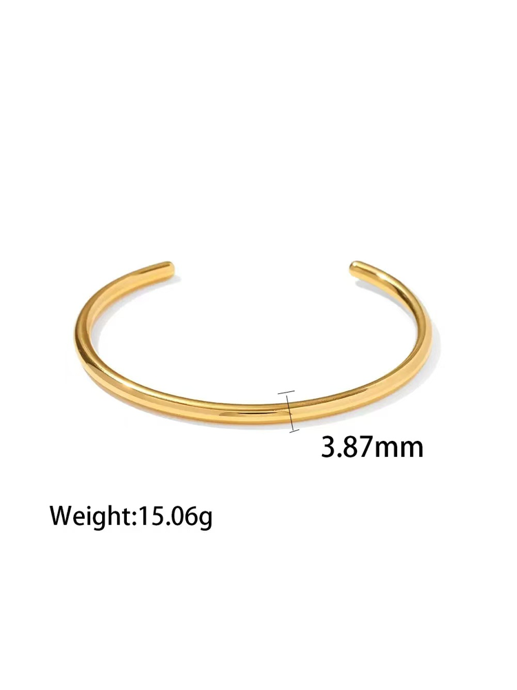 Everyday Stainless Steel Cuff (Water Resistant)