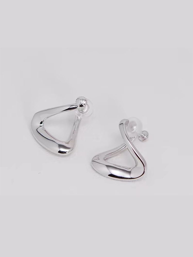 925 Sterling Silver Gold Plated Elegant – Comfortable Non-Pierced Screw Back Clip-On Earrings