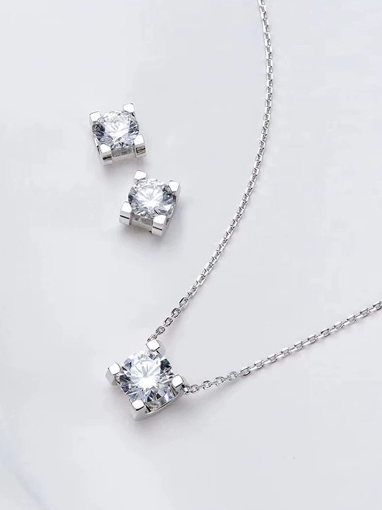 925 Sterling Silver Gold Plated Moissanite Stud Earrings - 4-Prong GRA Certified Hypoallergenic Sleep-Safe Earrings