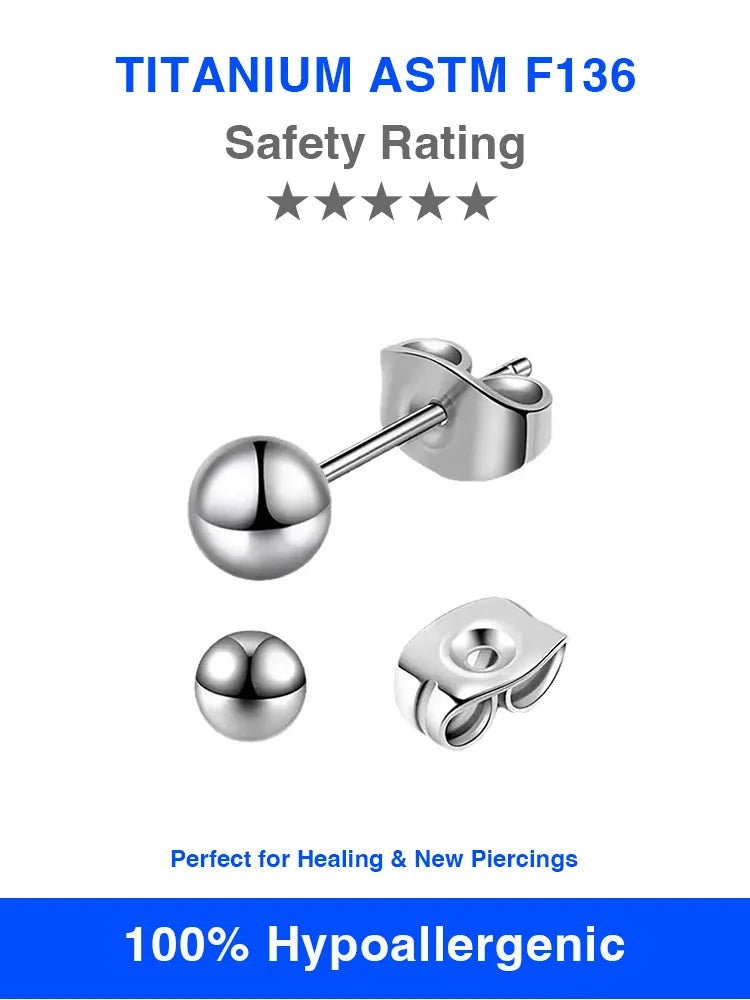 ASTM F136 Titanium Piercing Set
