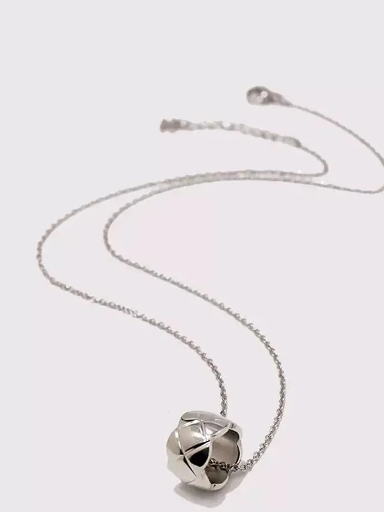 CC Old money Necklace Stainless Steel Gold Silver Fashion Luxurious Woven Texture