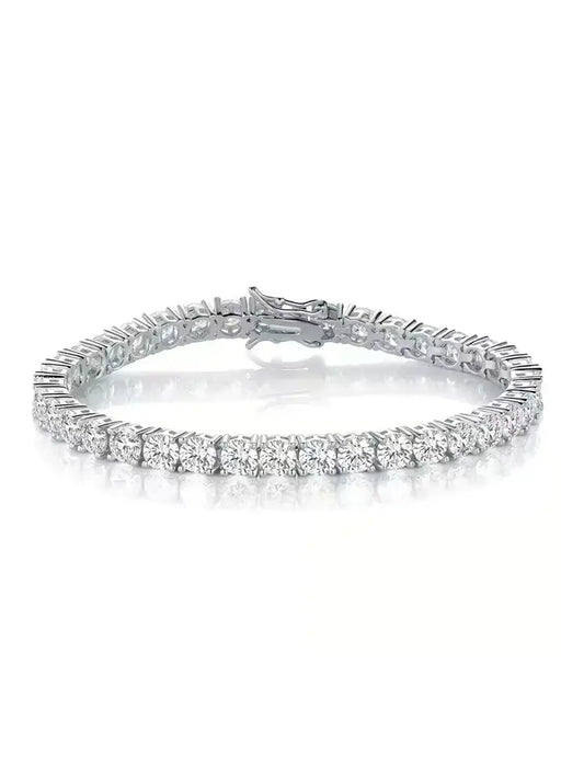 Classic CZ Tennis Chain High Quality Women Men | 18K Gold...