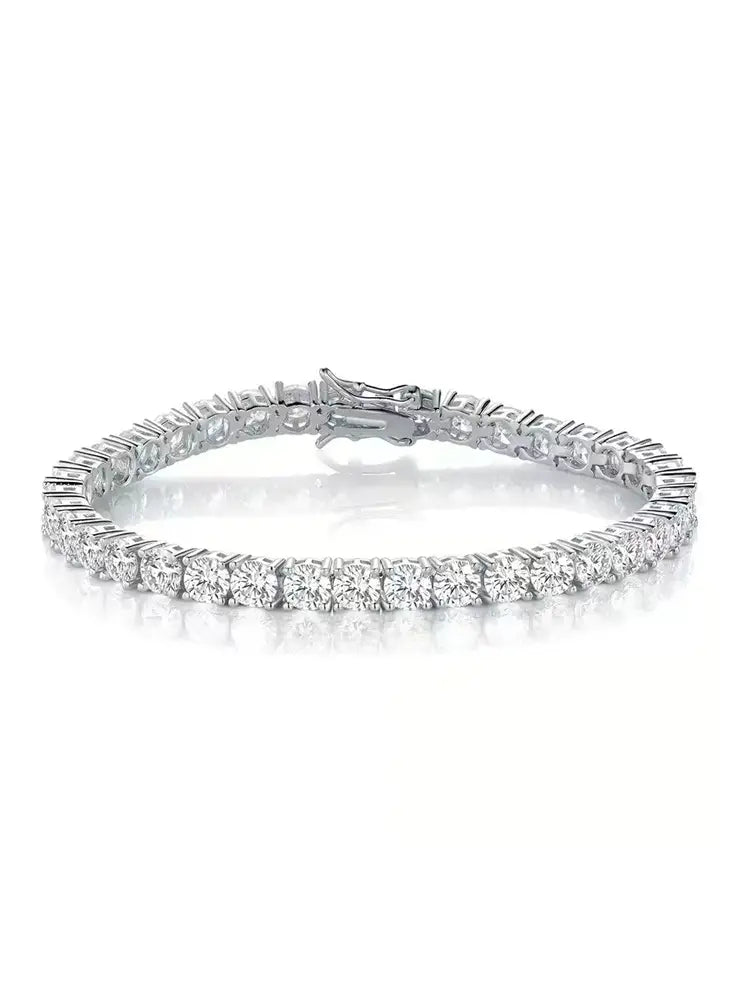 Classic CZ Tennis Chain High Quality Women Men | 18K Gold...
