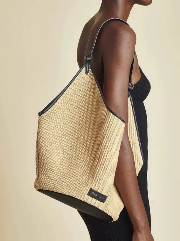 Coastal Beach Straw Bag Fashion Summer Tote
