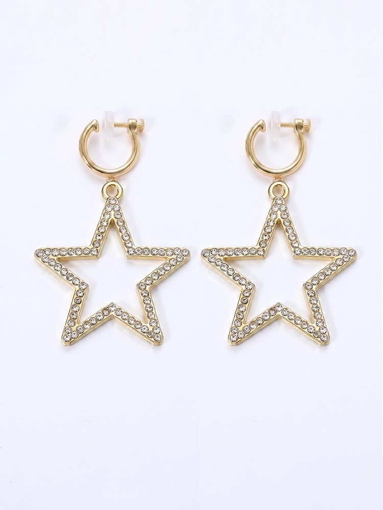 Comfortable Clip-On Earrings, No Piercing Required, 18K Gold Plated or Silver Plated Ear Clips with Anti-Slip Silicone Pads